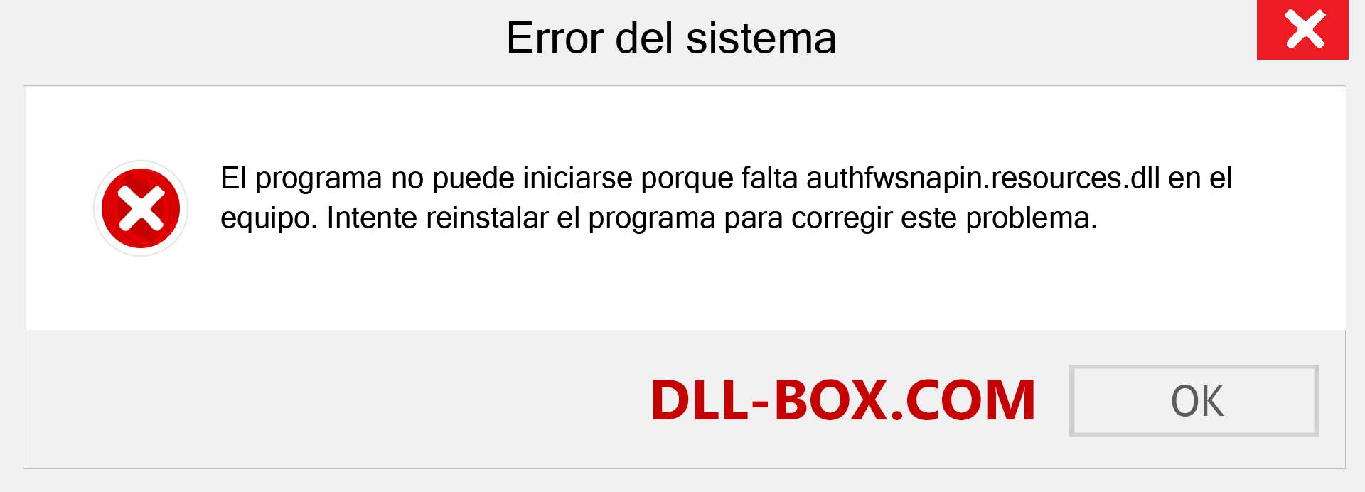 ¿Falta el archivo authfwsnapin.resources.dll ?. Descargar para Windows 7, 8, 10 - Corregir authfwsnapin.resources dll Missing Error en Windows, fotos, imágenes